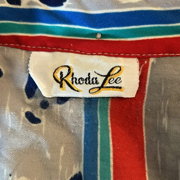 🌺🌸🌼VINTAGE RHODA LEE LONGSLEEVE SIZE : SMALL - Picture 8 of 8